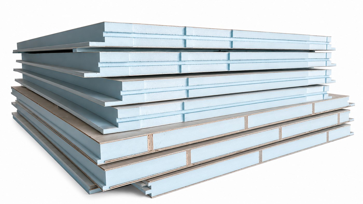Sandwich panel cross-sections